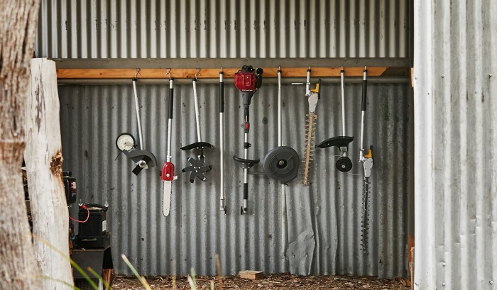 A variety of attachments save you time, storage space, and money